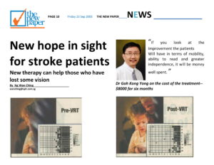 Media THE NEW PAPER New hope in sight for stroke patients Article 6-1